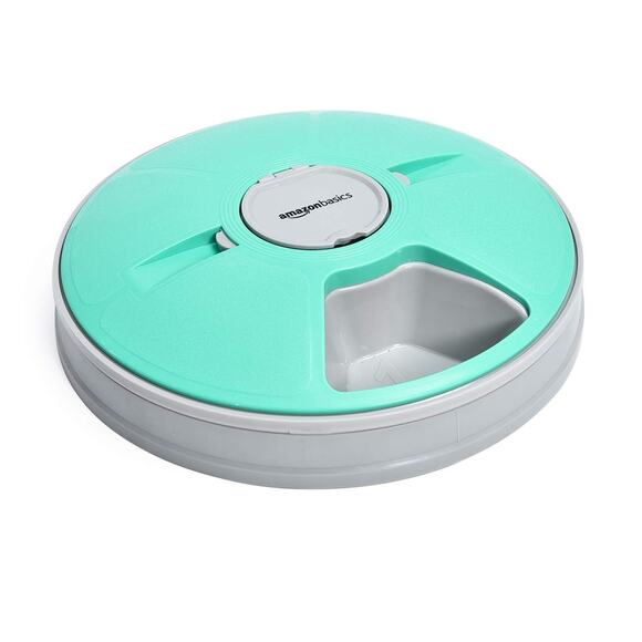 Amazon Basics Automatic Electronic Timed Pet Feeder - 6 Portions, Teal - Picture 5 of 7